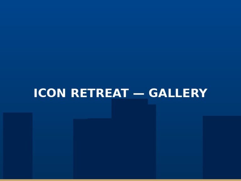 Icon Retreat