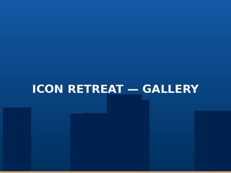 Icon Retreat
